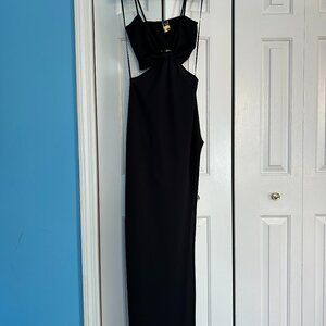 Sleek Black Formal Dress